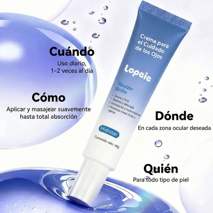 Crema para ojos - Ácido hialurónico