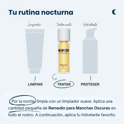 REMEDY para manchas oscuras | Tratamiento todo en uno para corregir manchas oscuras