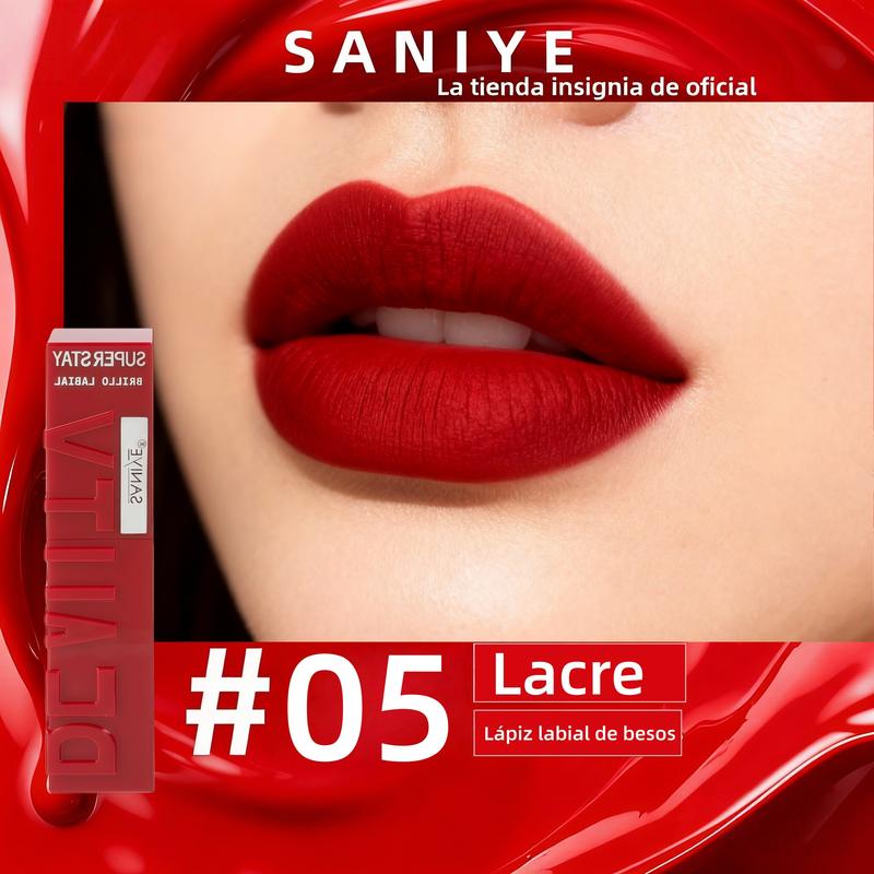 Labial Líquido Mate Larga Duración Tono Intenso Ligero