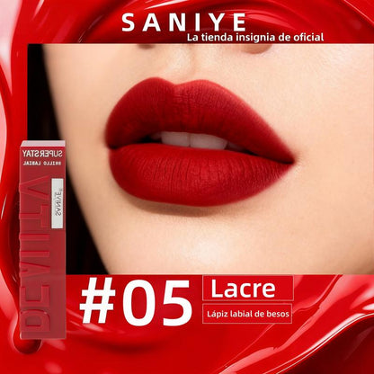 Labial Líquido Mate Larga Duración Tono Intenso Ligero