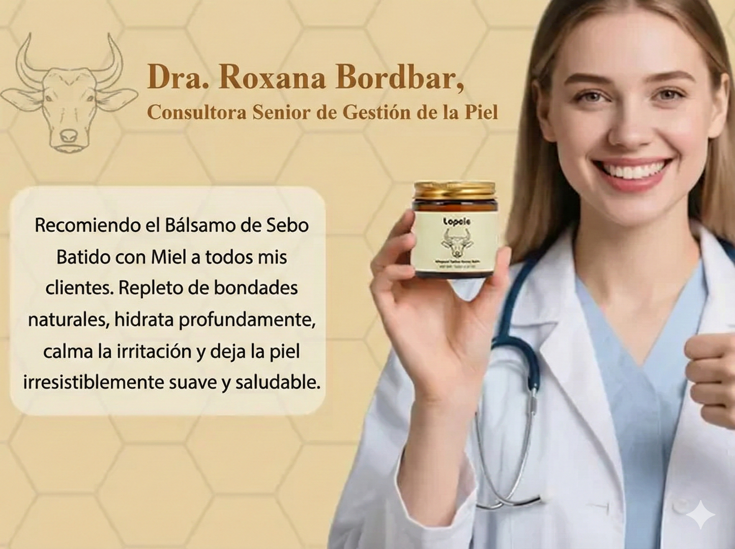 Bálsamo de sebo de ternera orgánico - Lavanda (120 g)