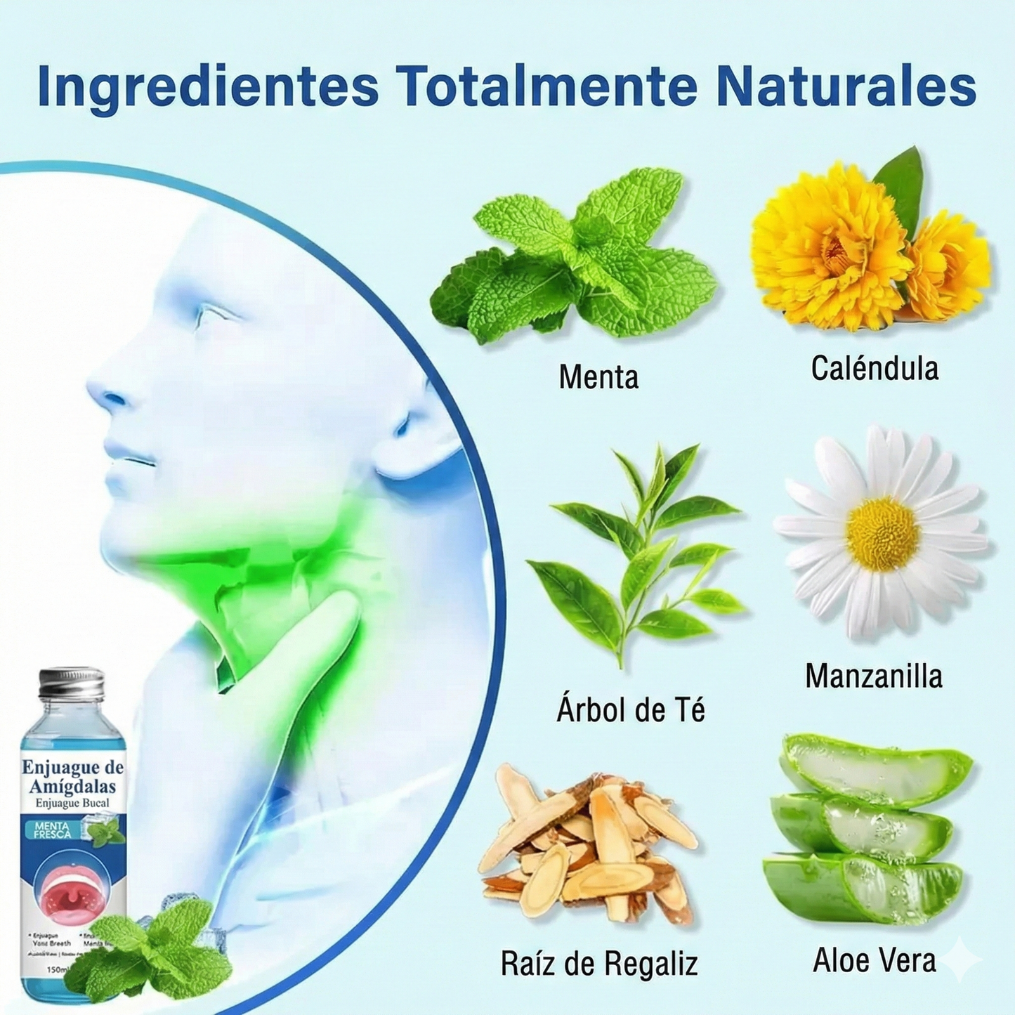Líquido para eliminar cálculos amigdalinos - 4 fl oz