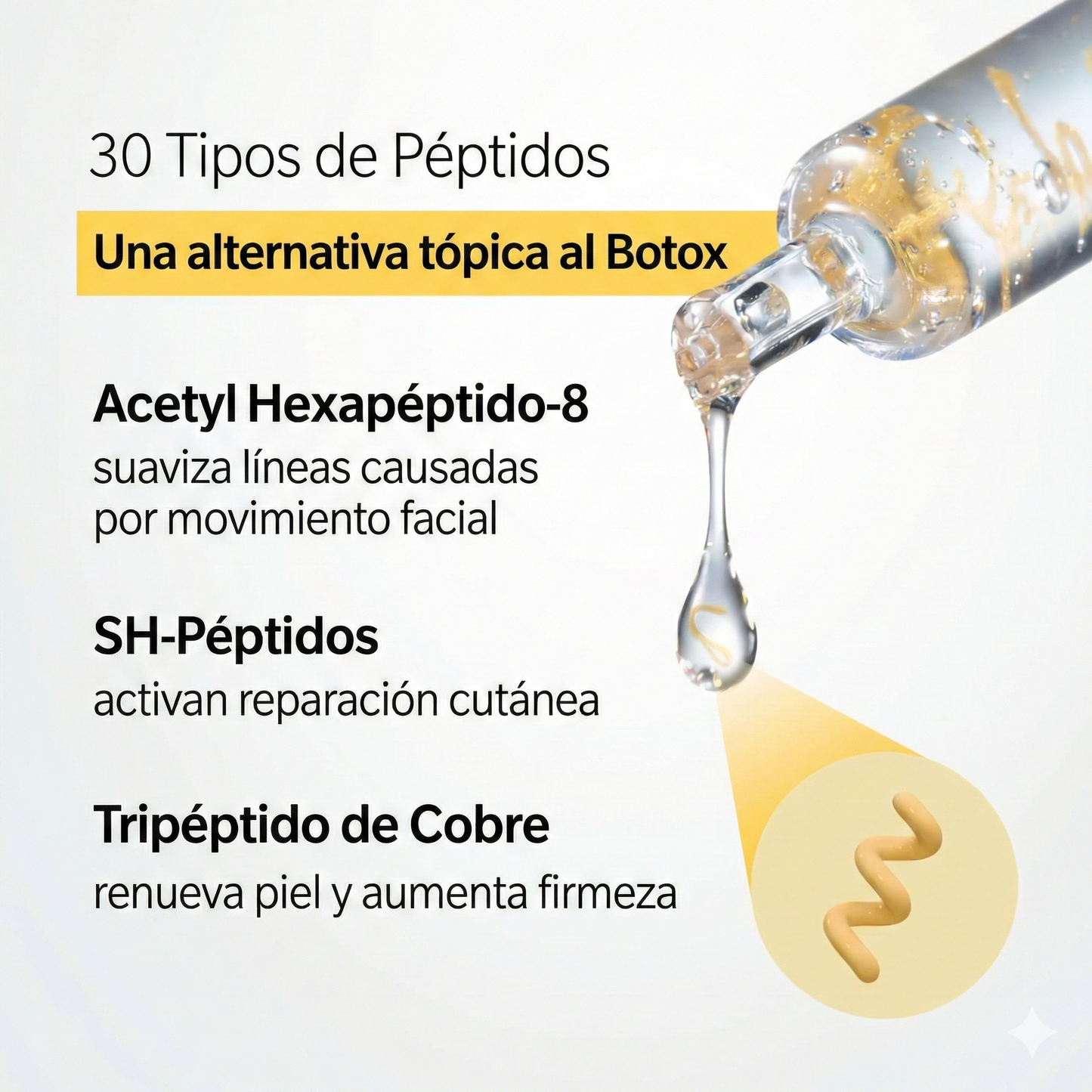 Ampolla con péptidos de seda para efecto lifting - Antiedad (40 ml)