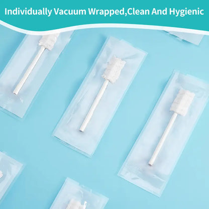 Limpiador de lengua dearlomum, cepillo de dientes para recién nacidos, 30 unidades, cepillo de dientes desechable para bebés, gasa limpiadora de encías, barritas de limpieza bucal, alternativa a la pasta de dientes para el cuidado bucal del bebé