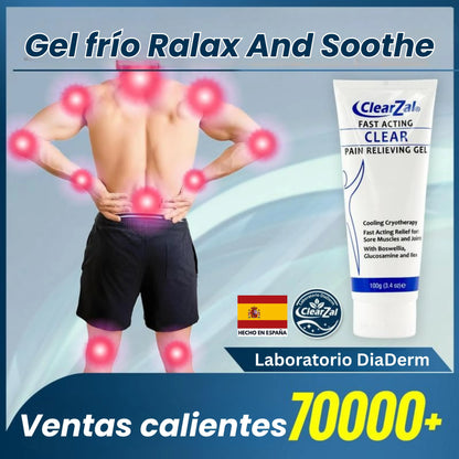 TALAPORR Gel Calmante y Refrescante 100g, Gel Corporal Aliviador, Refrescante con Mentol e Incienso, Ayuda a Aliviar la Tensión Muscular, Relaja la Cintura, Piernas y Rodillas.