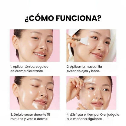 Mascarilla de noche de colágeno Seluna