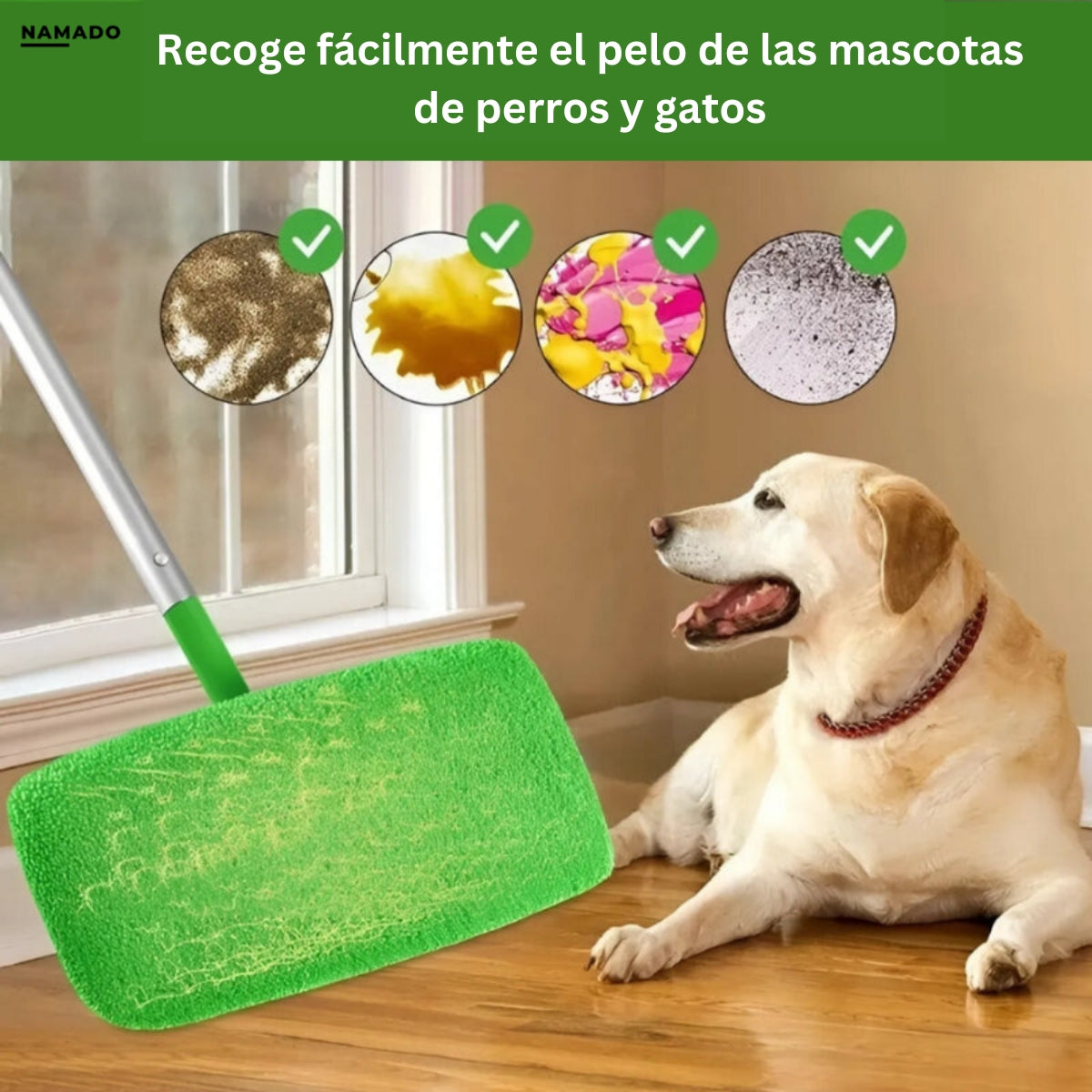 GreenSweep™ - Trapeador reutilizable para Swiffer | 2+2 GRATIS