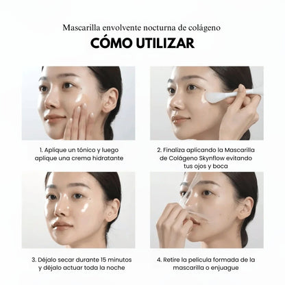 Mascarilla de colágeno de biotecnología coreana