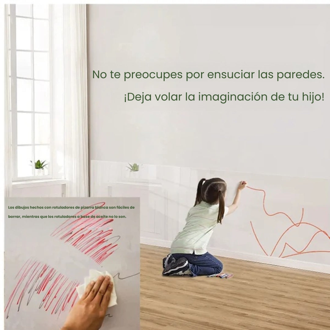 Película protectora transparente con unión electrostática 60 x 300 cm