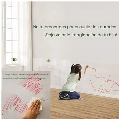 Película protectora transparente con unión electrostática 60 x 300 cm