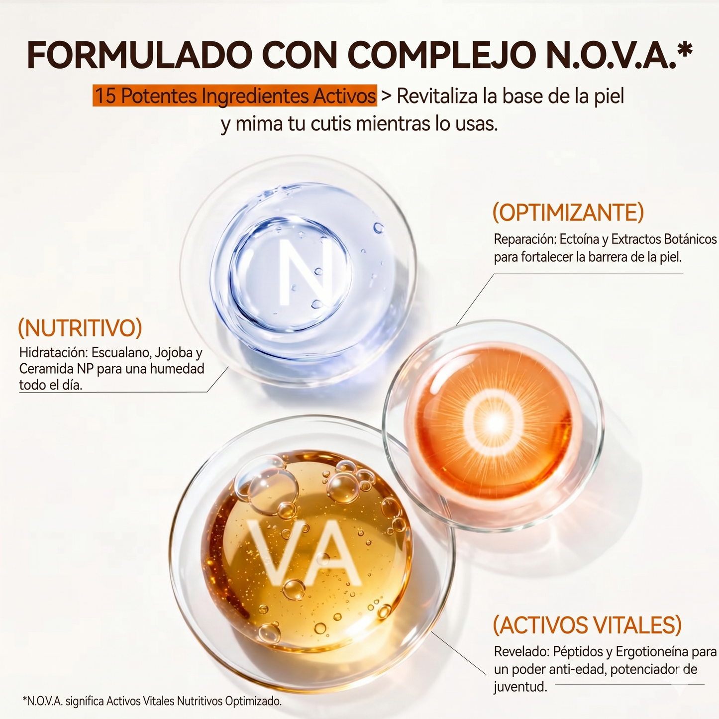 Base de maquillaje en barra de doble extremo - Brocha incorporada