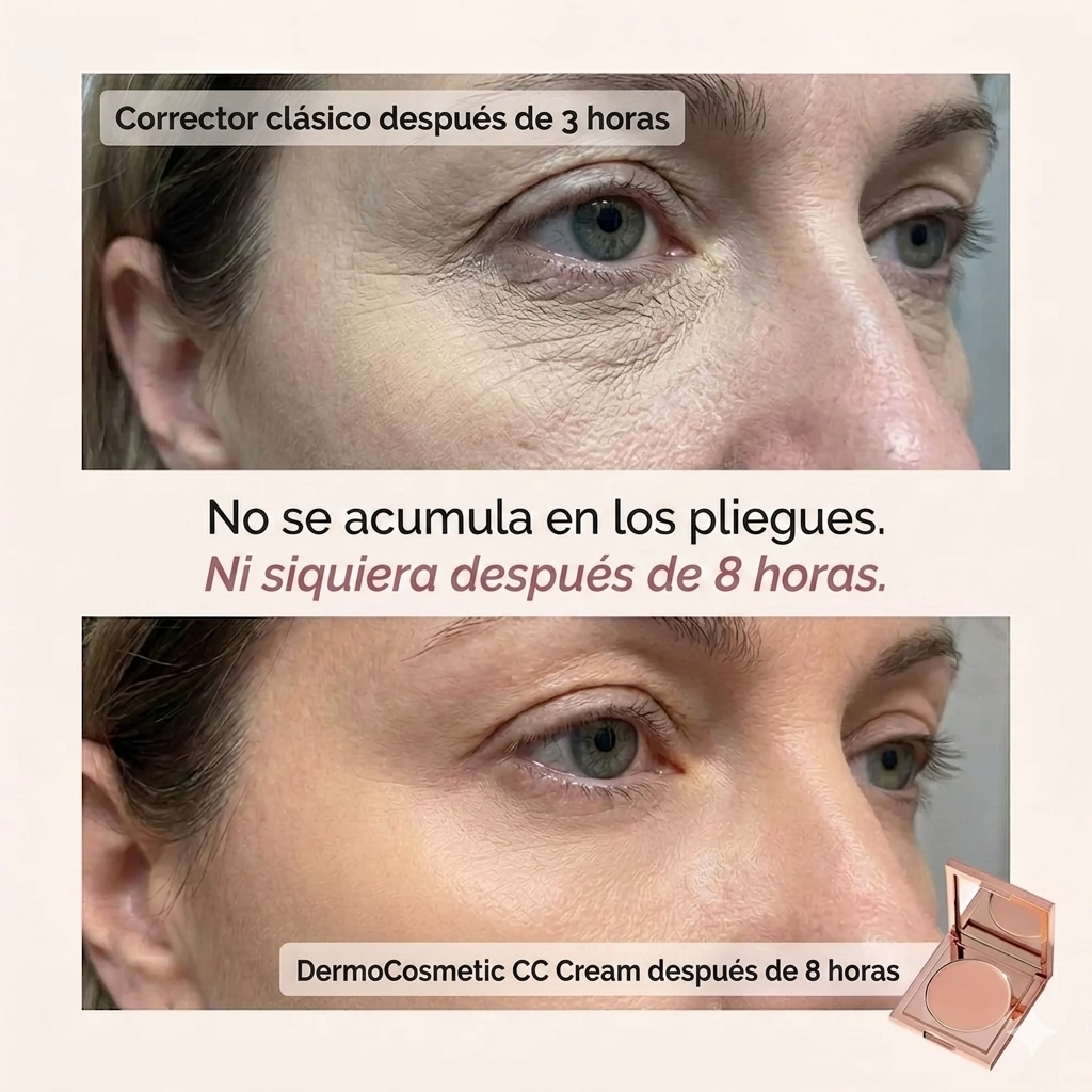 Corrector de ojeras en crema CC