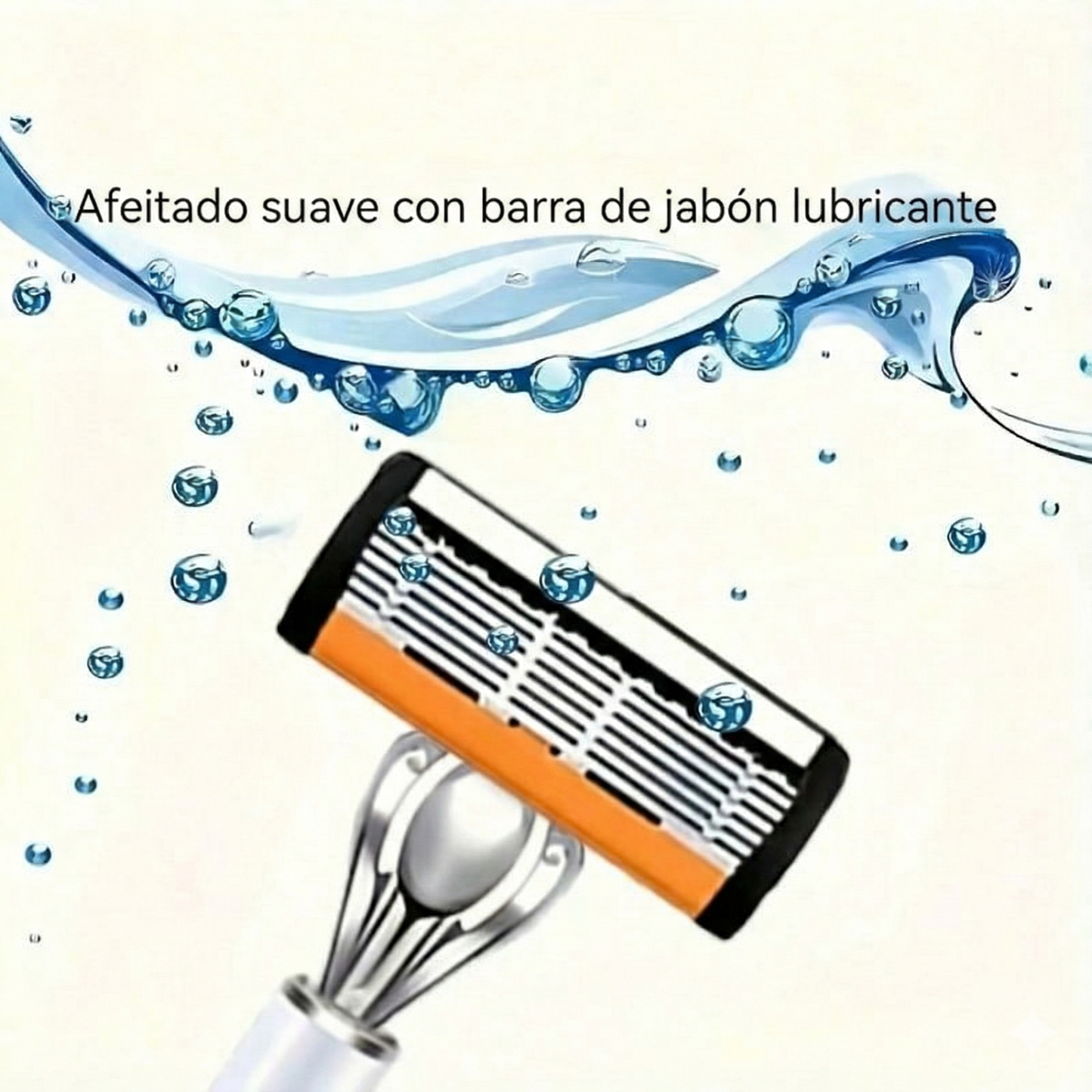 Maquinilla de Afeitar Clásica - 72 Cuchillas y 2 Mangos