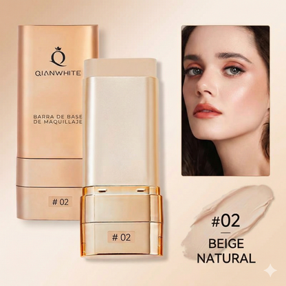 Base de maquillaje en barra de doble extremo - Brocha incorporada