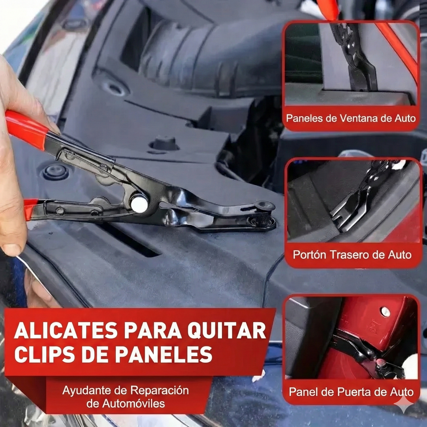 3 piezas - Juego de alicates de clip automático