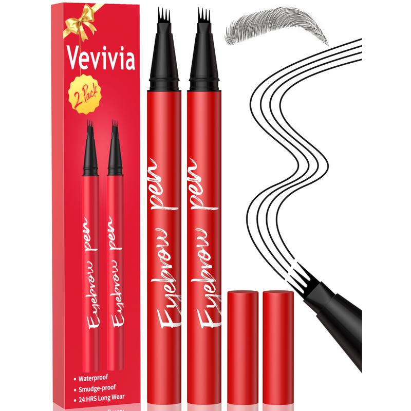 Delineador de Cejas 2 Unidades Trazos Naturales Duraderos