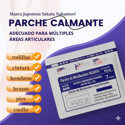 7 unidades - Parches térmicos a base de hierbas