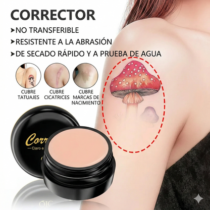 Bálsamo corrector de cobertura total - Resistente al agua