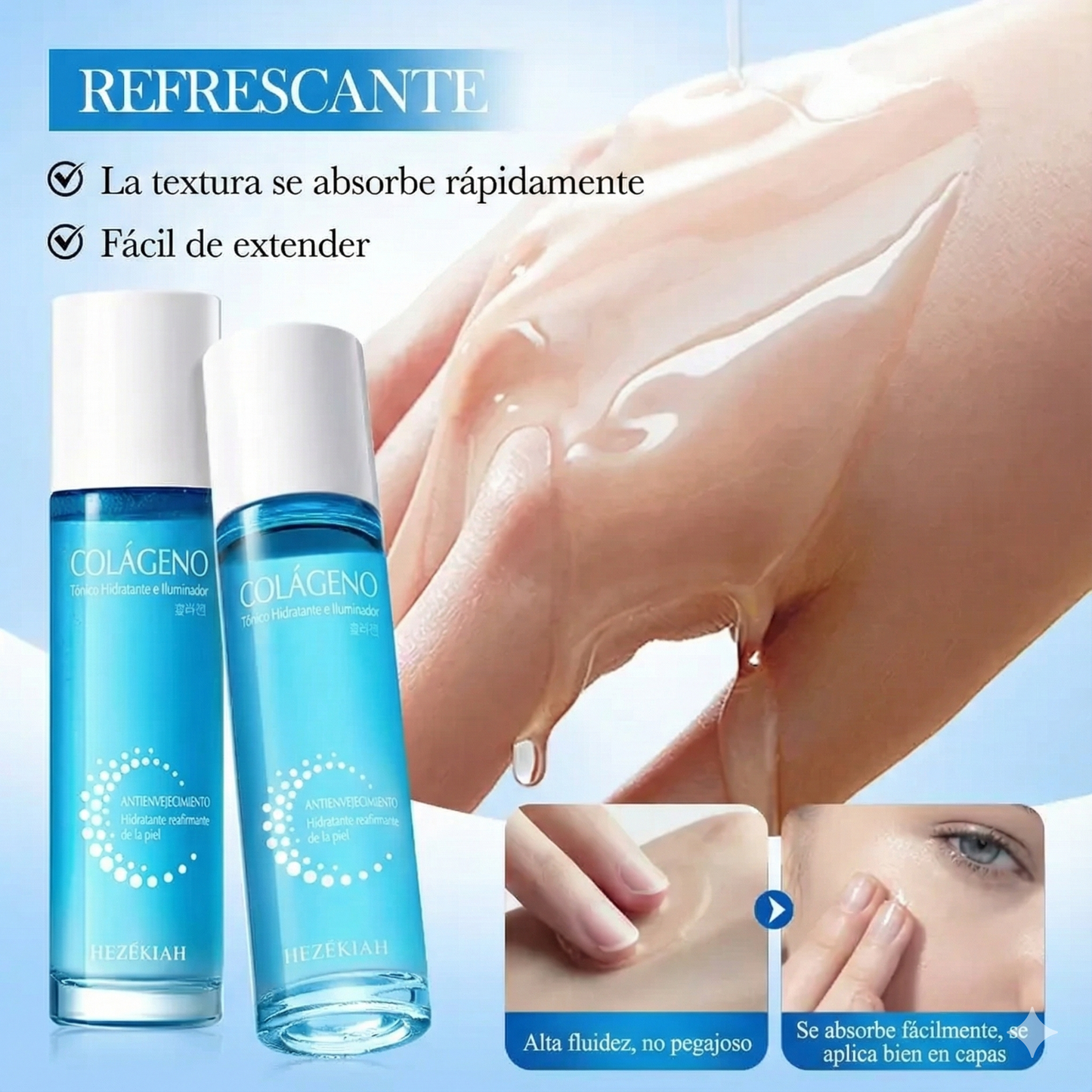 (6 piezas) Set antiedad de colágeno - Hidratante