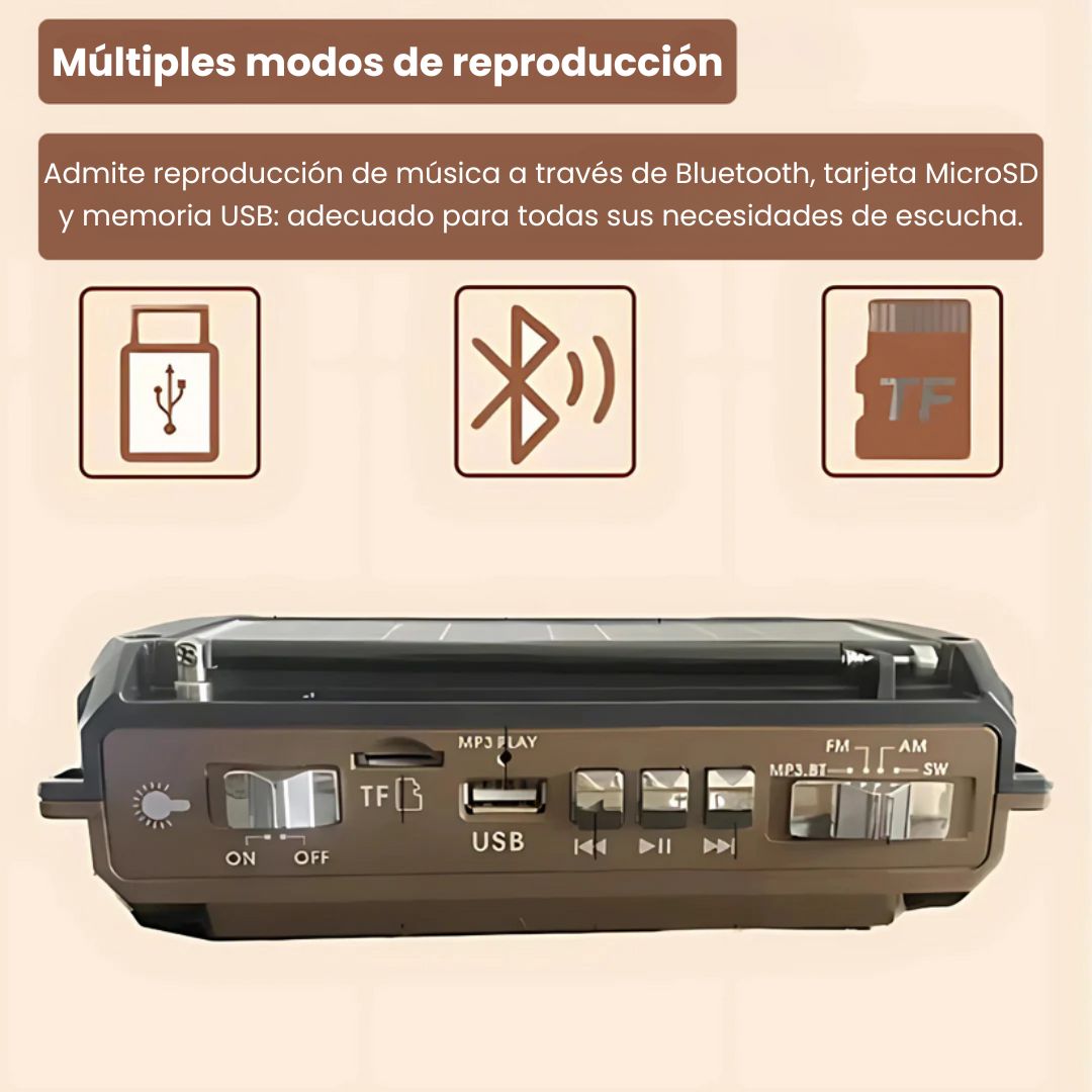 SafeWave | Radio de emergencia con batería externa