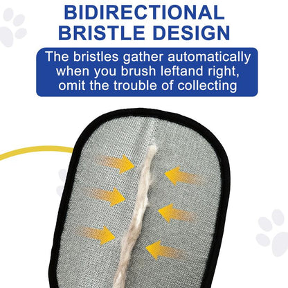 Guantes electrostáticos reutilizables para quitar el pelo de mascotas – Guante de aseo de doble cara para gatos y perros | Guante suave para quitar el pelo suelto de muebles, ropa, coche, alfombras y ropa de cama (sin pilas)