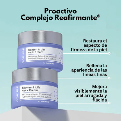 Crema para el cuello: crema reafirmante y tensora para el cuello para pieles arrugadas, 1,7 fl oz (50 ml)