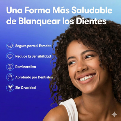 Tiras blanqueadoras de dientes antideslizantes