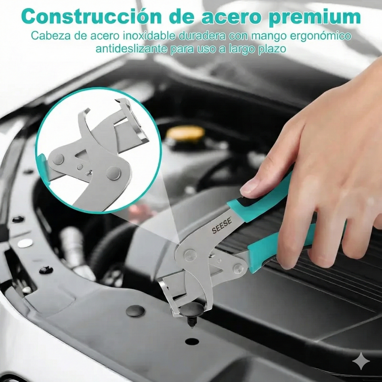 Alicates para extraer clips de fijación de automóviles - De alta resistencia