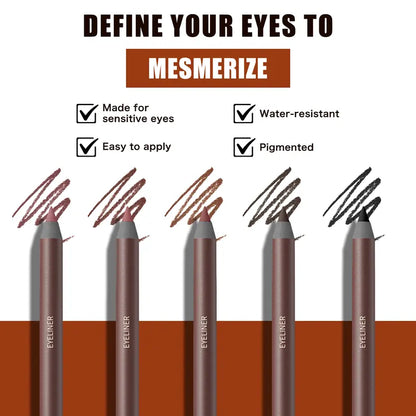 Delineador de Ojos Resistente a Manchas con Punta Suave