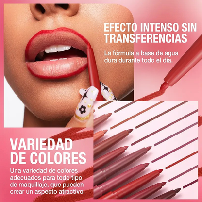 Larga Duración Perfilador de Labios Mate Suave y Resistente