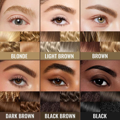 Delineador de Cejas 2 Unidades Trazos Naturales Duraderos