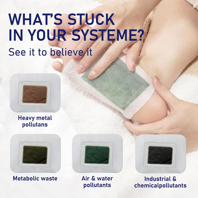 Parches relajantes profundos para los pies