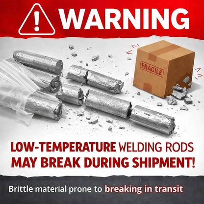 Varillas de soldadura de aluminio de baja temperatura - con núcleo fundente
