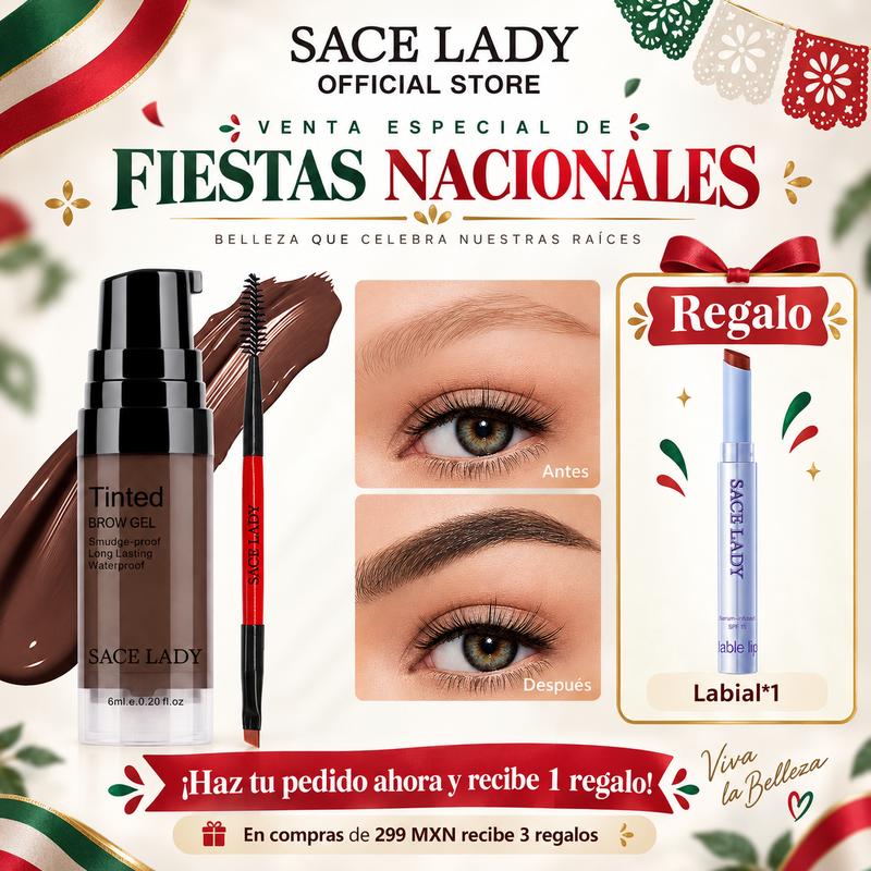 Gel para cejas con color, resistente al agua y de larga duración