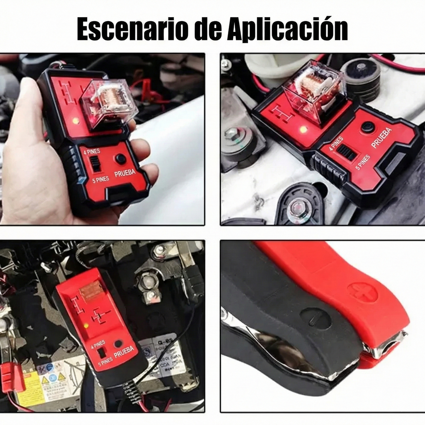 Comprobador de relés para automóviles - 12V/24V