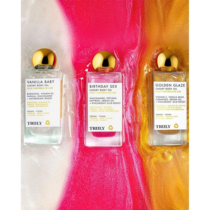Aceite corporal de lujo Vanilla Baby - Aroma cálido a caramelo de vainilla