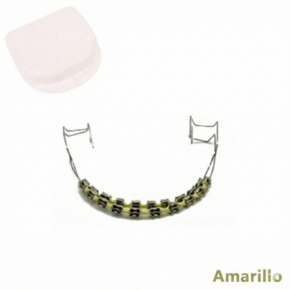 Kit de aparatos de ortodoncia falsos y reparación dental - 1 par