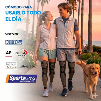 Soporte de Compresión para Piernas con Cobre UGEM 20-30mmHg