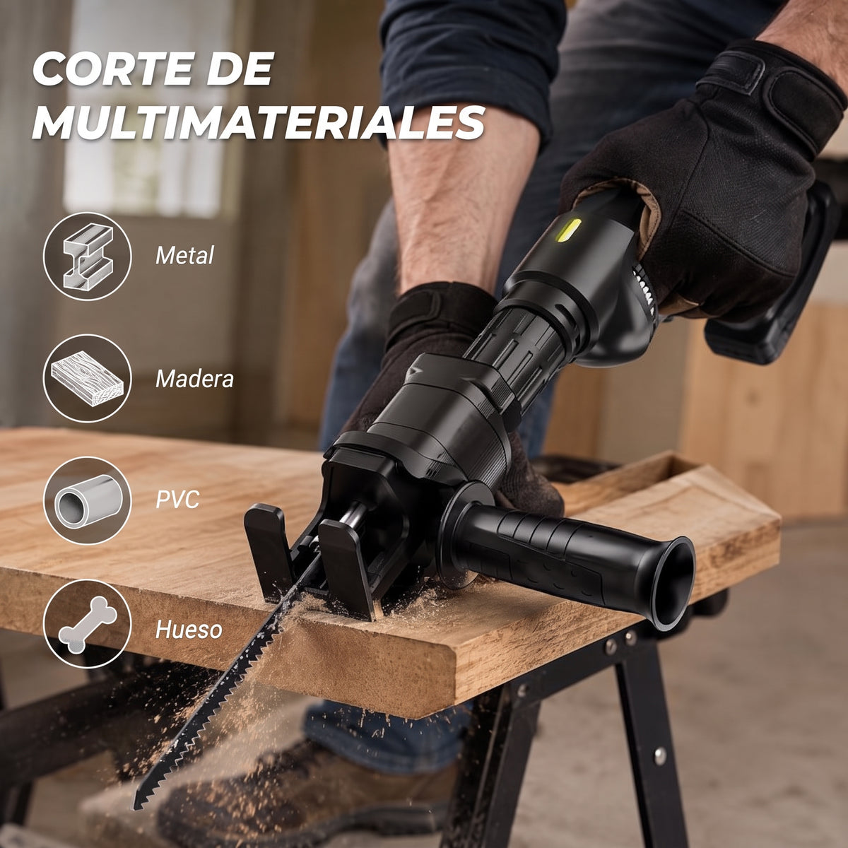 Broca dentada para cortes precisos (bricolaje)