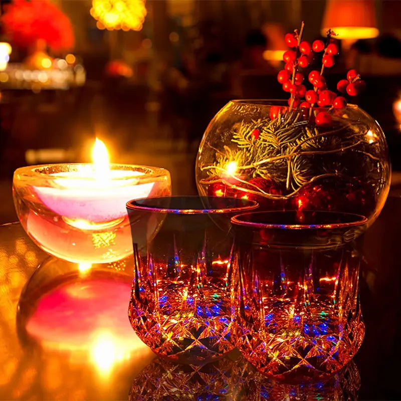 Vasos con luz LED - Activados por líquido