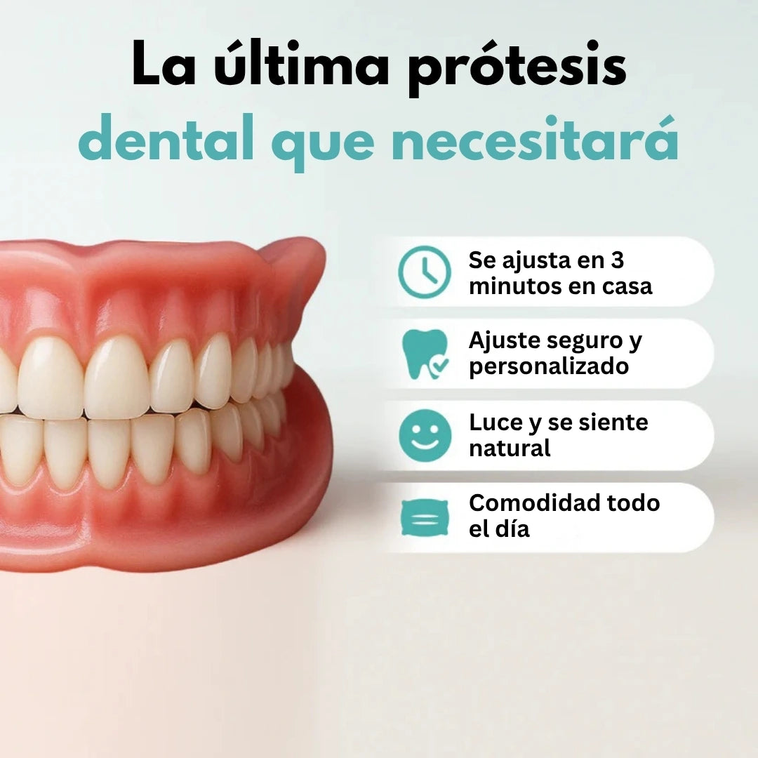 Prótesis dentales totalmente funcionales y personalizadas TrueEase™