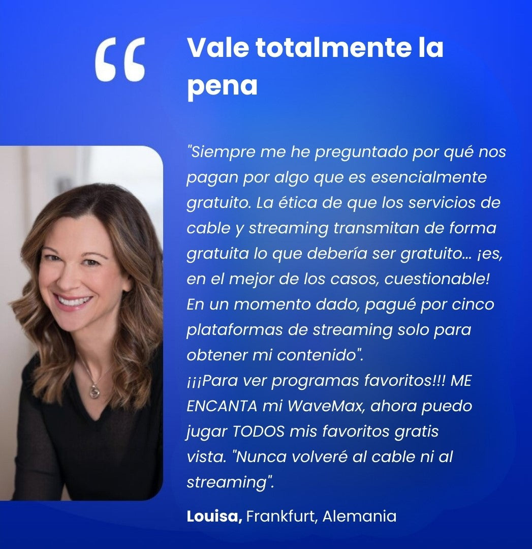 Disfruta de entretenimiento ilimitado con WaveMax