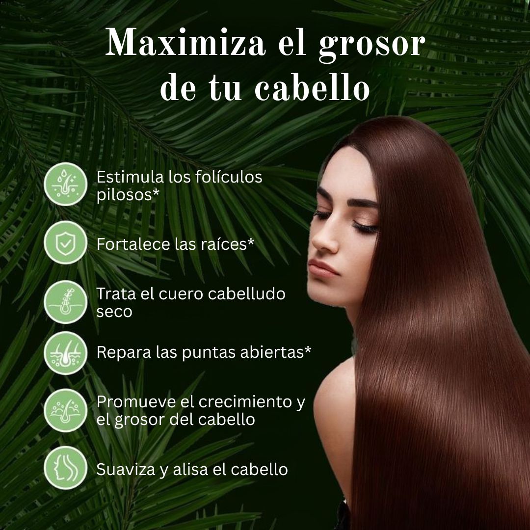 Aceite de romero y batana Tgideas - Mezclado con aceite de jojoba y argán - Aceite esencial 100% orgánico para el cuidado del cabello. Reparador diario, restaura la humedad y las vitaminas.
