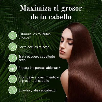 Aceite de romero y batana Tgideas - Mezclado con aceite de jojoba y argán - Aceite esencial 100% orgánico para el cuidado del cabello. Reparador diario, restaura la humedad y las vitaminas.