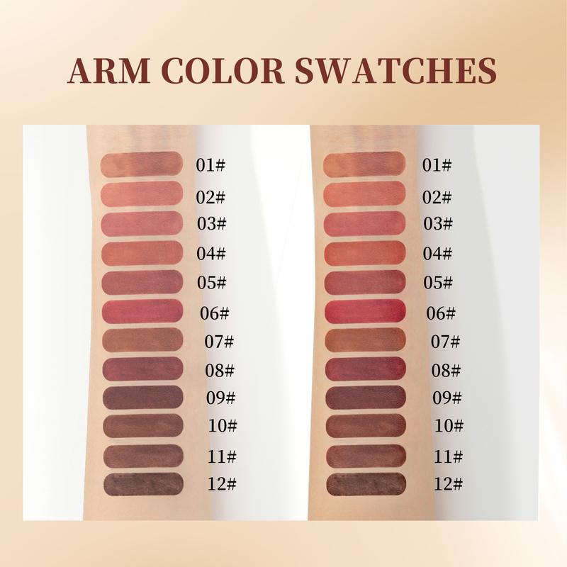 Set de 12 - Lápices labiales mate de larga duración – Acabado aterciopelado