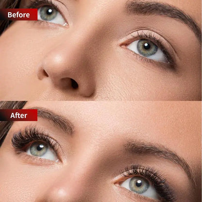 Set de pestañas magnéticas - Rizador de pestañas con kit para cejas, pestañas postizas con aplicador, extensiones de pestañas sin pegamento, resistentes al agua y ligeras