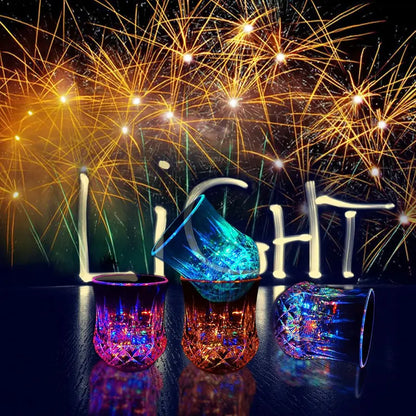 Vasos con luz LED - Activados por líquido