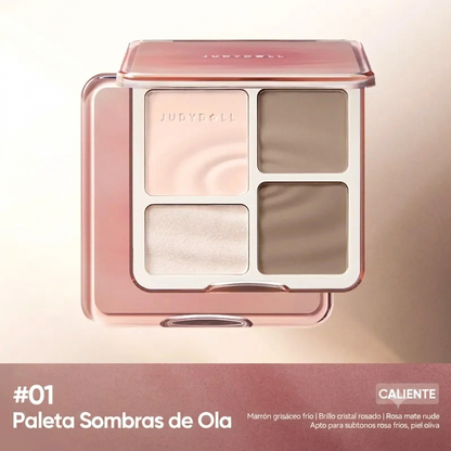 Iluminador y Contorno en Polvo Dúo para Definir Rostro