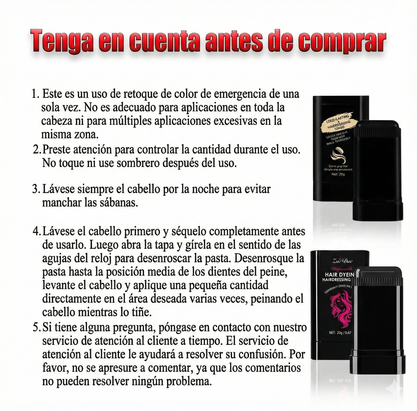Peine de Tinte Portátil - Coloración Rápida