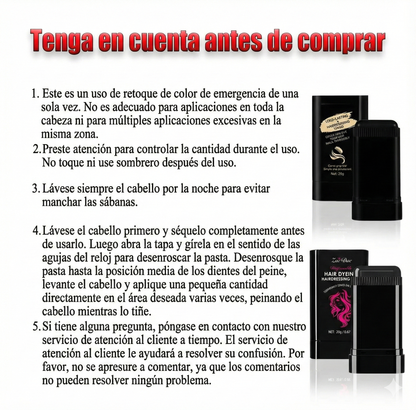 Peine de Tinte Portátil - Coloración Rápida